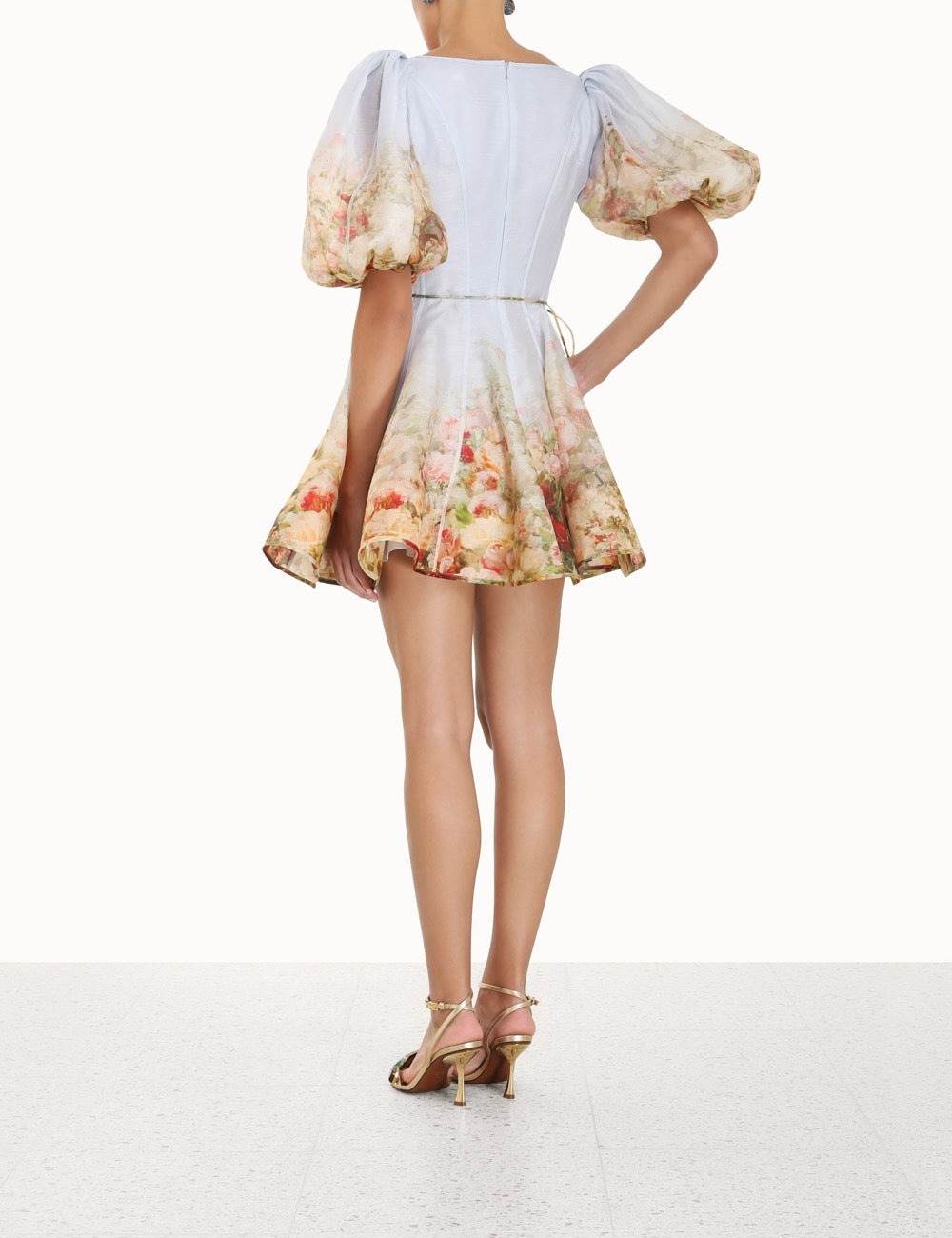 The Luminosity Flip Dress in Rosy Garden Print from our Swim 2024 Collection,Luminosity