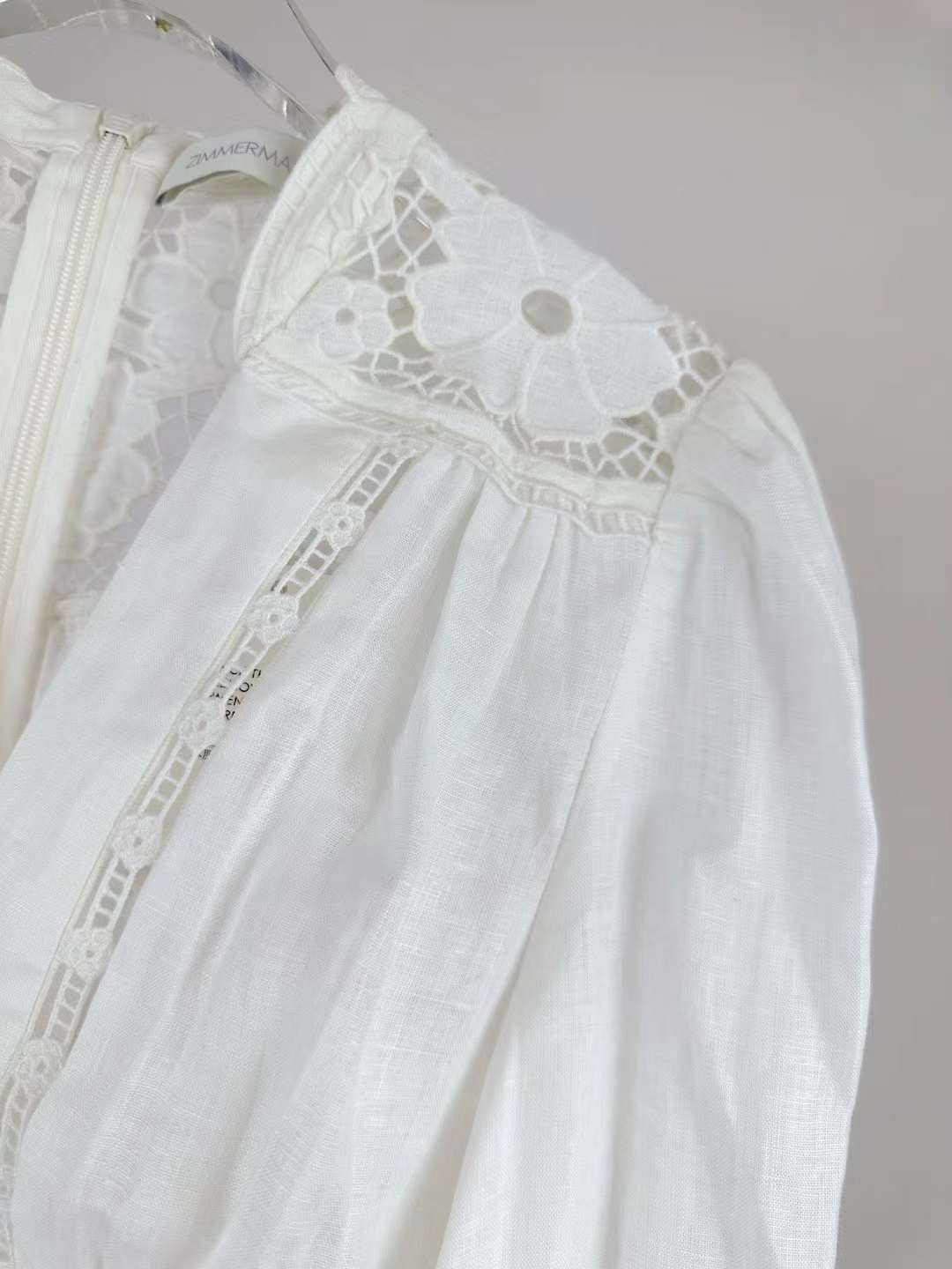 The August Plunge Mini Dress in Ivory and Mustard Floral from our Resort Swim 2024 Collection